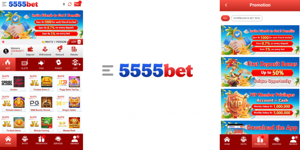 5555 Bet Game